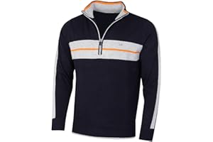 Calvin Klein Mens 2025 CK Vertex Half Zip Neck Pullover Sweater