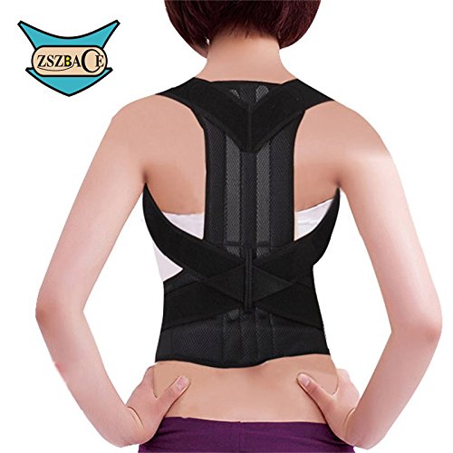 Corrector de Postura para hombres & mujeres – Superior Soporte De La Espalda & Hombro, ZSZBACE (XXL)