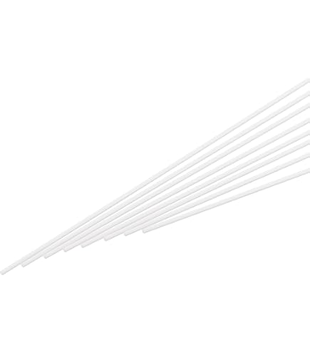 2x ABS Kunststoffstäbe 15mm - 100mm Länge Für Modellbau