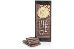 Venchi - Snack ChocoBiscuit, Doppia Cialda di Biscotto Ricoperta da Cioccolato Fondente, 35 g, Senza Glutine, Senza Coloranti e Conservanti, Idea Merenda