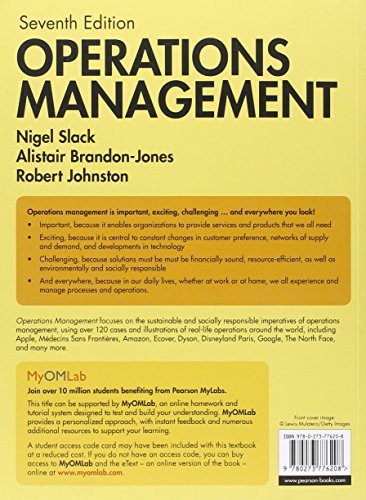 Book's Cover of Operations Management
