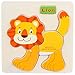 Produktbild Axibi Niedlich Karikatur Löwe Pädagogische Holz Puzzle Spielzeug für 1-6 Jahre alte Kinder