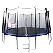 Produktbild ZOKEO Gartentrampolin Jumper, fitness Trampolin Komplettset inkl. Sprungmatte, Sicherheitsnetz, gepolsterten Netzpfosten, Leiter und Randabdeckung, Belastbar bis 150/170 kg