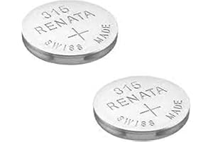 Renata 315 SR716SW Batteries - 1.55V Silver Oxide 315 Watch Battery (2 Count)
