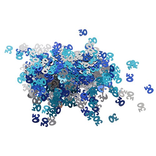MagiDeal Jahrestag Geburtstag Weihnachten Hochzeit Party Mettalic Confetti Tischdeko Konfetti - 3