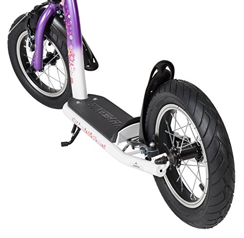BIKESTAR® Original Safety Pro Sport Push Kick Scooter with brakes, mudguard and air tires for Kids 7 year old children girls ★ Sport Edition with Alloy Wheels 12 Inch ★ Candy Purple & Diamond White reviews BIKESTAR® Original Safety Pro Sport Push Kick Scooter with brakes, mudguard and air tires for Kids 7 year old children girls ★ Sport Edition with Alloy Wheels 12 Inch ★ Candy Purple & Diamond White