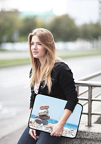 PEDEA Design Tablet PC Tasche 10,1 Zoll (25,6cm) neopren, Stacked Stones - 4