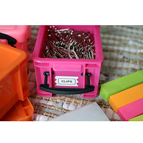 9er Set stapelbarer mini Kästen Container in verschiedenen Fraben mit Clip Verschluss von Kurtzy - 5