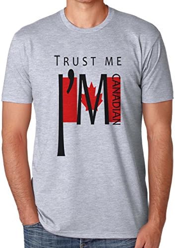 Trust Me I'm Canadian Large Mens T-Shirt