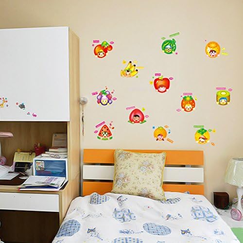 Wall stickers for kids,Laptop Refrigerator cabinets wall stickers home decor wardrobe door wall stickers vegetable and fruit paste-A 30x45cm(12x18inch)