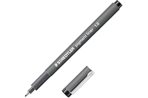 STAEDTLER 308 10-9 - Pennarello pigment liner 308 nero 1,0mm