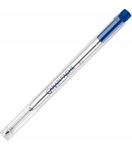 Caran D'Ache 849 Tintenpatrone Roller In Blau, M-Spitze (0,7 Mm) - Swiss Made