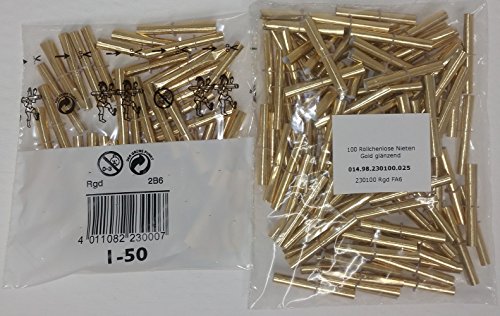 Tombola-Set goldfarben (50 Gewinne + 100 Nieten)
