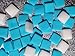 Produktbild Cake Accessories Minecraft-Quadrate, essbar, Türkis / Blau / Weiß, 100 Stück