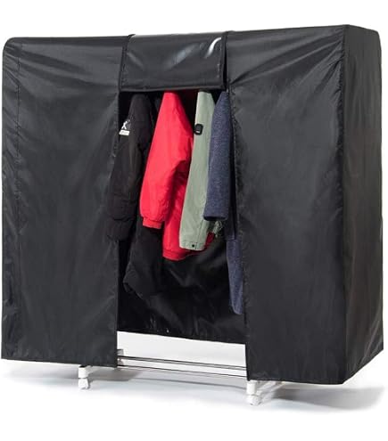 Housse De Protection Pour Portant Vêtements Type X | Transparente, étanche Poussière, Tailles 100-200 Cm
