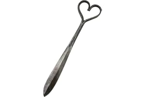 DIBOR Cast Iron Letter Opener Rustic Style Love Heart Envelope Opener Spring Summer Fathers Day Home Office Gift