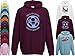 Hat-Trick Designs West Ham United Football Baby/Kids/Childrens Hoodie Sweatshirt-1-2Yrs-Claret-Born & Bred-Unisex Gift