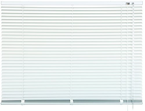 mydeco® 100 x 240 cm Aluminium Jalousie Weiß; inkl. Bedienstab, Deckenträger + Befestigungsmaterial Innenjalousie Sonnen- und Sichtschutz; fein regulierbar