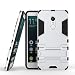 Produktbild Hülle für Xiaomi Redmi Note 4 / Redmi Note 4X (5,5 Zoll) 2 in 1 Hybrid Dual Layer Shell Armor Schutzhülle mit Standfunktion Case (Silber)