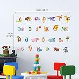Decowall DM-1503A Tier-Alphabet Wandsticker Wandaufkleber Wandtattoo Kinderzimmer - 5