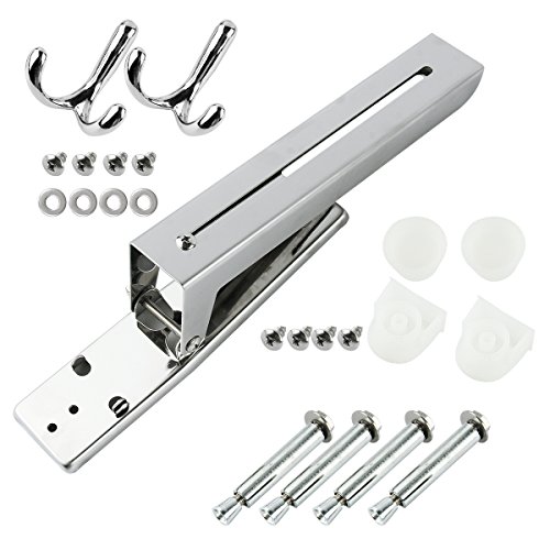 Faltbare Mikrowellenhalterung Mikrowellenhalter für Mikrowelle Backofen, Grill, Ofen,SOONHUA Mikrowellen-Ofen Wandhalterung Haken, Hochleistungs-304 Edelstahl Dehnbare Wandhalterung Regalhalter Rackhalterung für Mikrowellenofen - 4