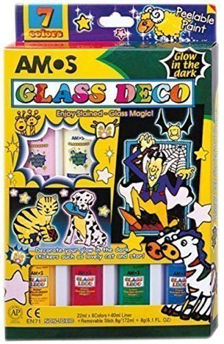 Amos peinture pelable-"Glow In The Dark Lot Pk7