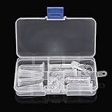 MultiWare Eyeglass Sun Glasses Repair Tool Screw Nut Nose Pad Optical Assortment Set