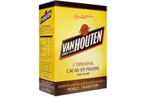 BO TIME Poudre de Cacao Non Sucré Van Houten 250g/Sachet - Offres de 1, 2 et 3 Sachets - Livraison Gratuite France (1 sachet)