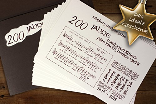 Preisvergleich Produktbild Jubiläumsmappe 200 Jahre Stille Nacht – Exklusiv