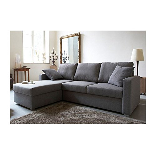 Mcd Jules Canape D Angle Convertible Gris Amazon Fr Cuisine Maison
