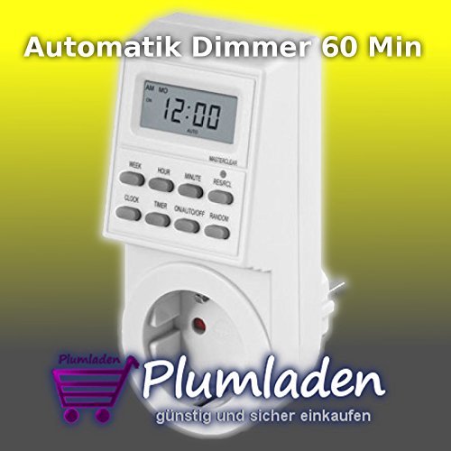 Preisvergleich Produktbild Automatikdimmer Zeitschaltuhr mit Automatik Dimmer 60 Minuten