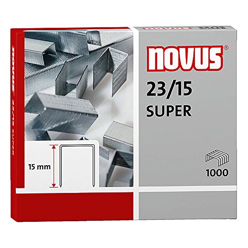Preisvergleich Produktbild Novus Heftklammern / 042-0044 23 / 15super Inh.1000