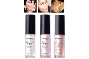 Pakivs Ensemble de Fard à Paupières étincelants 3 Couleurs,Surligneur Longue Durée pour le Visage,le Maquillage Surligneur Liquide pour le corps