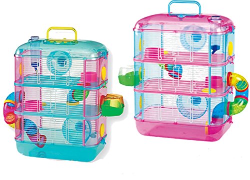 Lazy Bones Hamster Cage 3 Storey