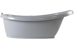 OKBaby Onda Baby Compact Shower Bath with Thermometer Grey