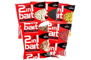 Fjuka 'Original' 2IN1 Bait 5MM 5-Pack - Rojo, Blanco, Negro, Amarillo Y MARRÓN
