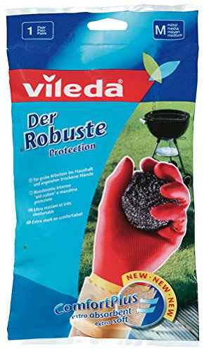 Preisvergleich Produktbild Vileda Der Robuste Protection Größe M, Haushaltshandschuhe - 1Packung - 6x