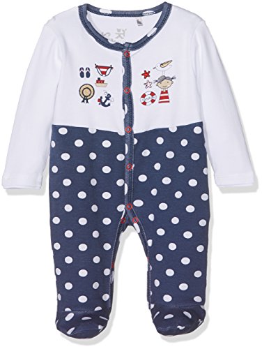 natubini Baby-Mädchen Strampler Langarm Bio-Baumwolle