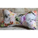 Leseknochen, Zierkissen, Nackenkissen, Tablethalter, Keilkissen