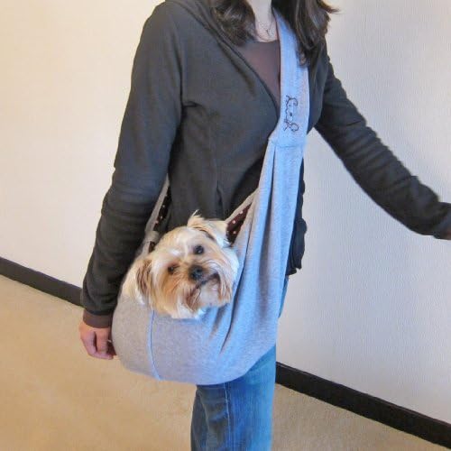 Dogloveit Chico Reversible Pet Sling Carrier, Grey