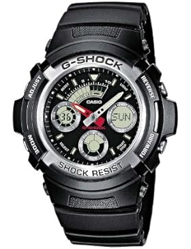 Casio G-Shock – Herren-Armbanduhr mit Analog/Digital-Display und Resin-Armband – AW-590-1AER