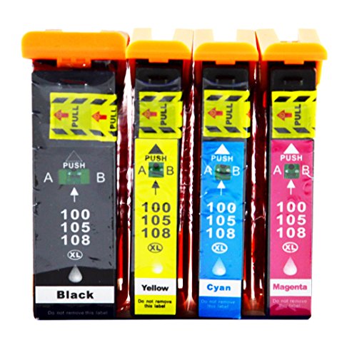 4 Druckerpatronen kompatibel für Lexmark 100XL Impact S305 S405 S505 S605 - 2