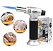 Produktbild Bunsenbrenner, Nachfüllbar Küchenbrenner Fackel Verstellbar Flambierbrenner Feuerzeug mit Safety Lock, Löten/DIY/Creme/Brulee/BBQ Micro Küche Lebensmittel Kochen Brenner, Köche Culinary Butangasbrenner (Butan Gas nicht im Lieferumfang enthalten)