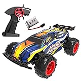 Gummireifen, sehr weich, können in unebenem Gelände schnell laufen, die Reifen sind reibungs- und rutschfest.