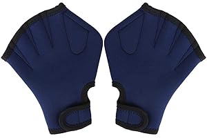 VGEBY Gants de Natation, Adultes Enfants Homme Femme plongée Gants de Natation palmés avec Doigts palmés pour la plongée en apnée Surf