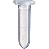 Zntrifugenröhrchen,RoadLoo 500 Stück Mikro Zentrifugenröhrchen 2ML Kunststoff Zentrifuge Reagenzgläser Transparen Reaktionsge