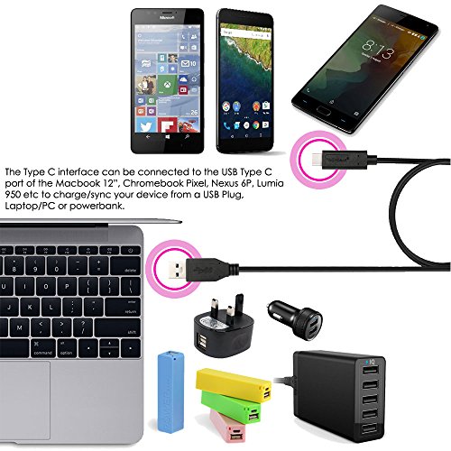 TECHGEAR   C  ble USB Chargeur   Transfert de Donn  es pour Samsung Galaxy S8  S8 Plus  A3 2017  A5 2017  C  ble USB 3 1 Type C vers USB  Type A  - pour Appareils USB Type C  BLANC  - C  ble rapide  jusqu    3A et 10Gb s  30cm 