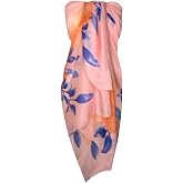 TOSKATOK Womens Girls Sexy Stylish Beach Cover Up Sarong Skirt Dress A-Black