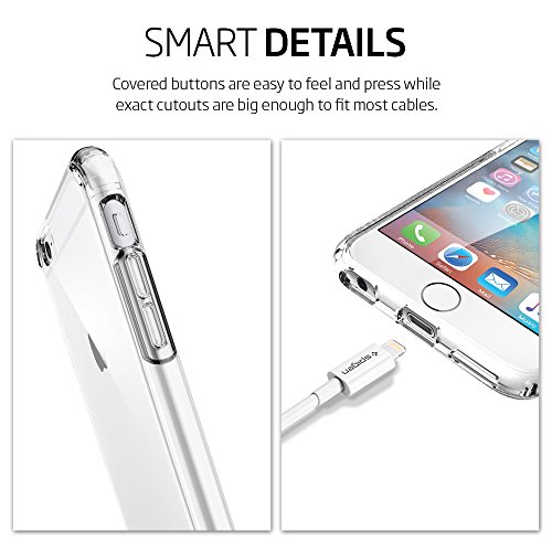 Spigen - Funda iPhone 6 6s Carcasa con Tecnolog a de coj n de aire y protecci n h brida de ca da Transparente Crystal Clear reviews Spigen - Funda iPhone 6 6s Carcasa con Tecnolog a de coj n de aire y protecci n h brida de ca da Transparente Crystal Clear