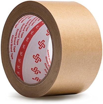 HJL 5 Rolls Tape Brown Packing Parcel Tape Provides a Strong Secure and Sticky Seal For Boxes 48mm*33M Brown